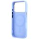 7. Guess Ring Stand 360 Grained Classic Logo MagSafe Hülle für iPhone 18 Pro / 17 Pro – hellblau