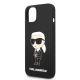 6. Karl Lagerfeld Silikon-Ikonik-Hülle für iPhone 14 Plus – Schwarz