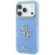 2. Guess IML 4G Script Metallhülle für iPhone 18 Pro Max / 17 Pro Max – Hellblau