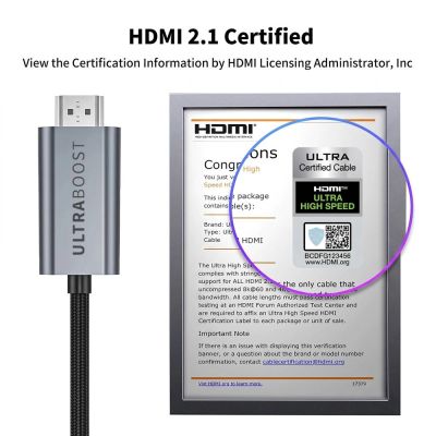 5. Tech-Protect UltraBoost USB-C HDMI 2.1 60Hz Videokabel 300 cm - Grau