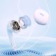 6. QCY LH1 Kabelgebundener In-Ear-Kopfhörer mit Fernbedienung und Mikrofon, 1,15 m – Weiß