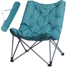 REDCLIFFS HIGH DELUXE CAMPINGSTUHL MIT KISSEN BLAU