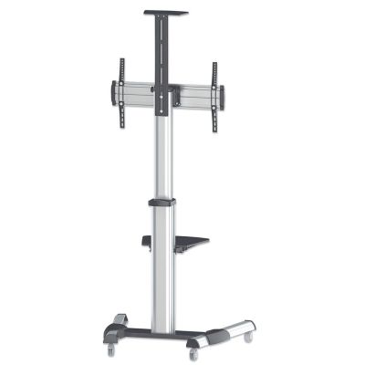 3. Mobiler TV-Ständer für LED/LCD/PDP-Fernseher (37–70 Zoll), bis 50 kg, verstellbar