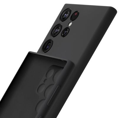 9. 3mk Silikonhülle für Samsung Galaxy S24 Ultra – Schwarz