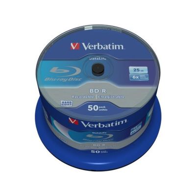 4. BDR-Disc Verbatim 43838 (25 GB; 6x; 50 Stück)