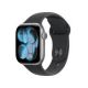 Apple Watch Series 11 GPS 42 mm Graues Aluminium mit schwarzem Armband S/M