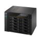8. AS6810T NAS; Tower; 10x (3,5" SATA HDD/ 2,5" SSD); AMD Ryzen Embedded V3C14; 16 GB ECC DDR5 SODIMM (max. 64 GB), 2x 10GbE, 2x 5GbE, 4x M.2 2280 NVMe PCIe 4.0, 2x USB 4.0, 2x USB 3.2 Gen, 1x optionale 10GbE-Karte