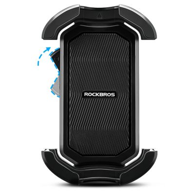 4. Rockbros 25210032005 Motorradspiegel-Handyhalter – Schwarz