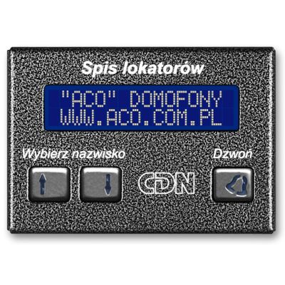 ACO CDN-230E GR Elektronisches Mieterverzeichnis Graphit