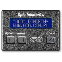 ACO CDN-230E GR Elektronisches Mieterverzeichnis Graphit