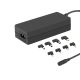 Qoltec 50011 Notebook-Netzteil (18,5 V, 19 V, 19,5 V, 20 V; 3,25 A, 3,42 A, 3,5 A; 65 W; 4,8 mm, 5,0 mm, 5,5 mm, 6,5 mm, 7,4 mm x 1,7 mm, 2,5 mm, 3,2 mm, 4,3 mm, 5 mm)