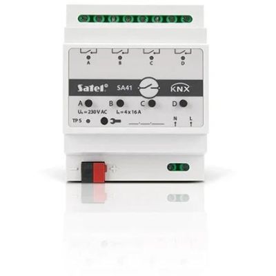 SATEL KNX 4-Kanal-Schaltaktor KNX-SA41