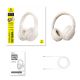 5. Baseus Bass BH1 Lite Kabelloser On-Ear-Kopfhörer mit Bluetooth 6.0 – Weiß