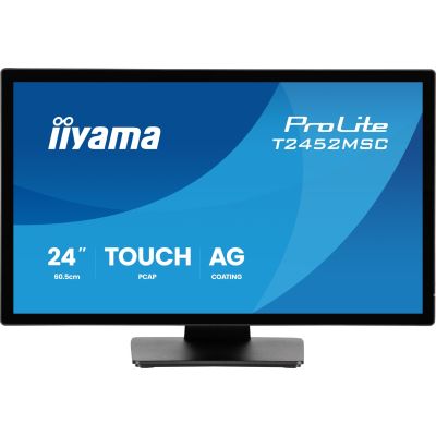 3. iiyama ProLite T2452MSC-B2AG Computermonitor 61 cm (24") 1920 x 1080 px Full HD LED-Touchscreen Schwarz