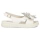 2. Beige Leder-Keilsandalen für Damen, Modell Filippo DS6965