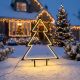11. Neon-Weihnachtsbaum mit 190 LEDs, Timer und 8 Funktionen, 53 x 75 cm, Farbe: Luca, warmweiß
