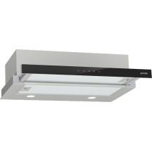 Teleskop-Dunstabzugshaube GORENJE TH64E3SGB – Front aus schwarzem Glas