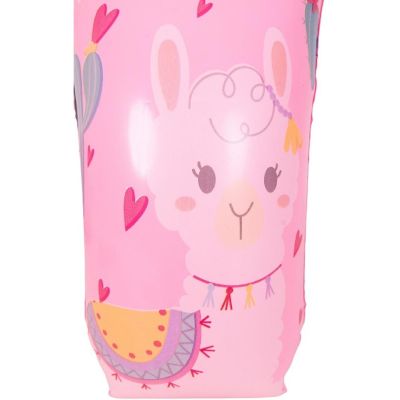 6. Alpaka-Schwimmarmlinge für Kinder, 30 x 15 cm, 37617, Rosa