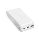 Powerbank SBS TTBB20000PD20W 20000 mAh 20W Power Delivery mit MicroUSB, USB-C, USB-A – Weiß