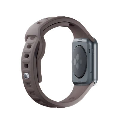 3. 3mk Silikon- Watch für Apple Watch 42/44/45/49 mm – Braun