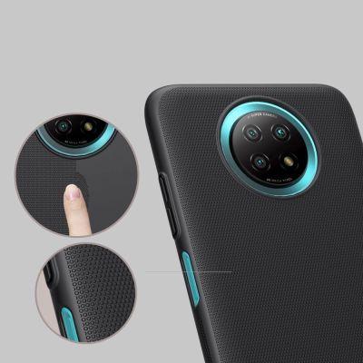 10. Nillkin Super Frosted Shield verstärkte Schutzhülle für Xiaomi Redmi Note 9T 5G schwarz