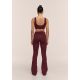 4. CASALL Sublime Folded Flare Pants, Burgundy