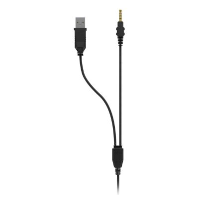 8. GENESIS NEON 213 Headset, kabelgebunden, für Telefonate/Musik, USB Typ-A, Schwarz