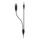 8. GENESIS NEON 213 Headset, kabelgebunden, für Telefonate/Musik, USB Typ-A, Schwarz