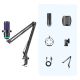 4. BOYA CastMic G40B Kabelgebundenes USB-C-Gaming-Mikrofon mit Mikrofonarm – Schwarz