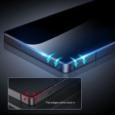 5. ESR Panzerglas Sichtschutzglas auf Samsung Galaxy S25 Ultra