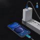 6. Orico LDA2L USB-A-auf- Lightning Kabel 12 W mit LED-Anzeige 0,5 m – Schwarz und Silber