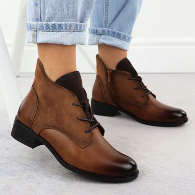 6. Damen-Winterstiefeletten in Camel Jezzi ASA198-15