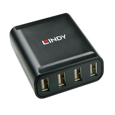 4. Lindy 42679 USB 2.0 Hubs und Hubs Schwarz
