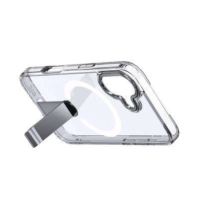 3. Hybrid Armor X Hülle für iPhone 17 mit Ständer, kompatibel mit MagSafe - Transparent
