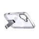 3. Hybrid Armor X Hülle für iPhone 17 mit Ständer, kompatibel mit MagSafe - Transparent