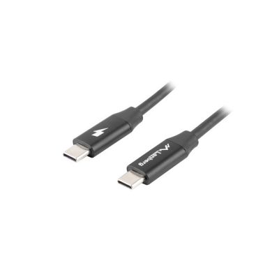 5. LANBERG USB-C-KABEL 2.0 M/M 1,8 M PREMIUM QC 4.0 POWER DELIVERY 60 W SCHWARZ CA-CMCM-40CU-0018-BK