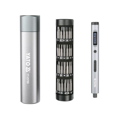 2. Schraubendreher-Set mit Bits 3,7 V, 61-teilig, YT-25769 YATO