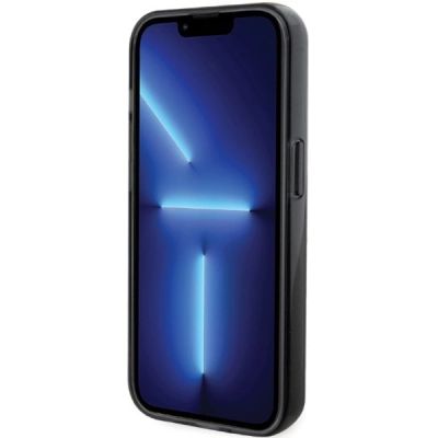 5. Karl Lagerfeld KLHMP15LHMRSKHK iPhone 15 Pro 6,1" schwarz/schwarz Hardcase Ringständer Karl Head MagSafe