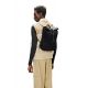 3. Rains Rolltop Rusksack Mesh Mini Schwarz W3 Rucksack 13350 01