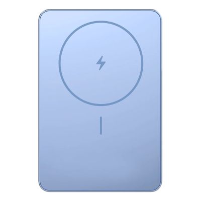 Xiaomi Super Slim Magnetische Powerbank 5000 Lithium-Ionen (Li-Ion) 5000 mAh Kabelloses Laden Blau