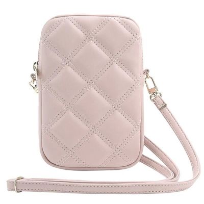 4. Guess Zip Quilted 4G-Tasche – Rosa