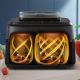 4. Philips Fritteuse der Serie 5000 NA551/00, Doppelfritteuse, 9 l, autonom, 2750 W, Heißluftfritteuse, Schwarz/Silber
