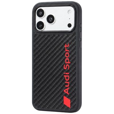 2. Audi R8 Carbonfaser MagSafe Hülle für iPhone 18 Pro Max / 17 Pro Max – Schwarz