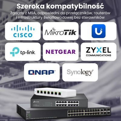 4. Extralink SFP+ 10G 2er-Pack | SFP+ Modul | 10 Gbit/s, LC/UPC, 1310 nm, 2 km, Singlemode, DOM (EX.35917) Netzwerk-Relay-Modul