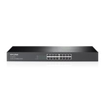 Switch TP-Link TL-SF1016, nicht verwaltet, Fast Ethernet (10/100), 1U, Schwarz