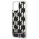 6. Karl Lagerfeld KLHCP14MLMNMK iPhone 14 Plus 6.7" Hardcase schwarz / schwarz Liquid Glitter Monogram