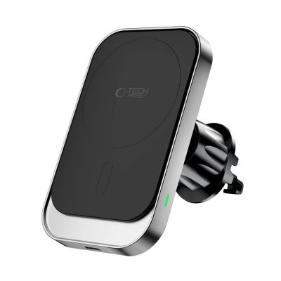 6. Tech-Protect MM15W-V9 Autohalterung mit MagSafe für Armaturenbrett und Lüftungsschlitze, 15 W, Schwarz
