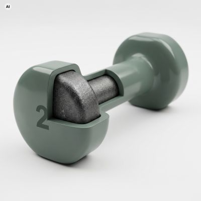 21. Vinyl-Hantelset 2 x 2 kg Spokey SHAPE