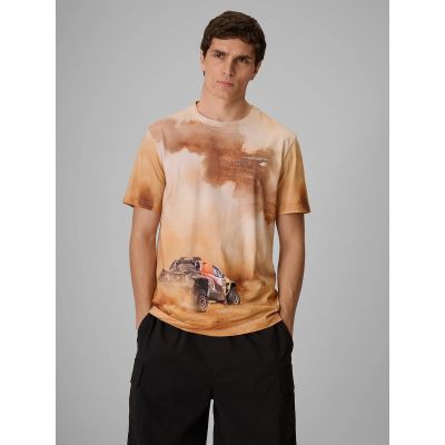 Herren-T-Shirt mit Aufdruck, regulär, Größe 4F 4FRSS26TTSHM4237-83A