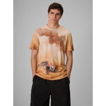 Herren-T-Shirt mit Aufdruck, regulär, Größe 4F 4FRSS26TTSHM4237-83A